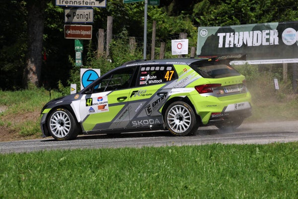 Rallye Weiz 2025 - Filip Kohn, Ross Whittock, Škoda Fabia RS Rally2