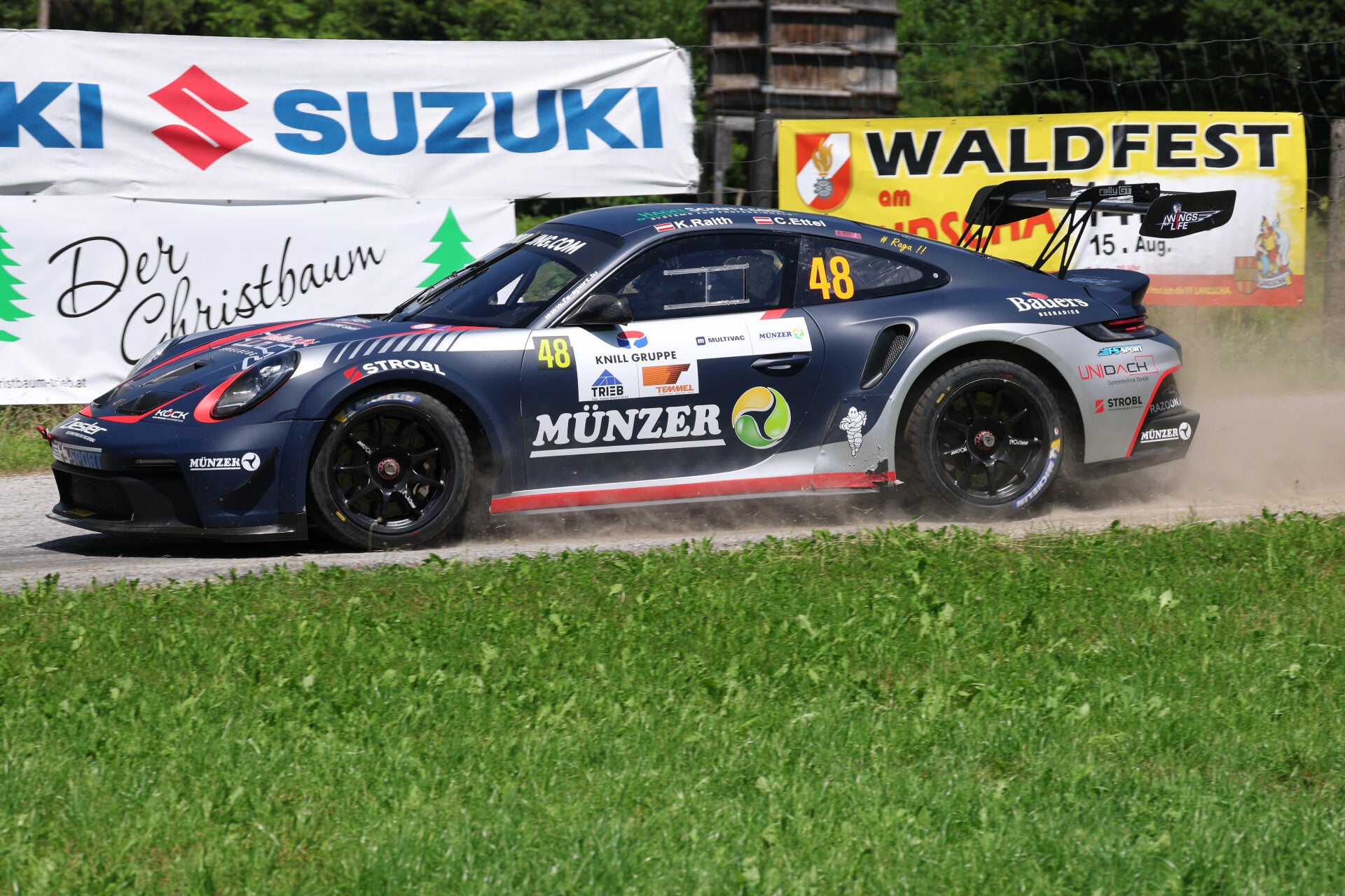 Rallye Weiz 2025 - Kevin Raith, Christina Ettel, Porsche 992 Rally-GT