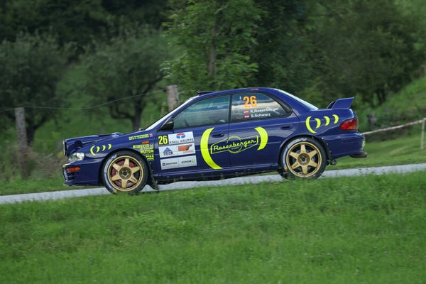 Rallye Weiz 2025 - Kris Rosenberger, Sigi Schwarz, Subaru Impreza 555
