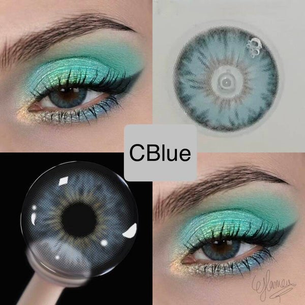 Lentilles colorées (sans force 0.00) CBLUE