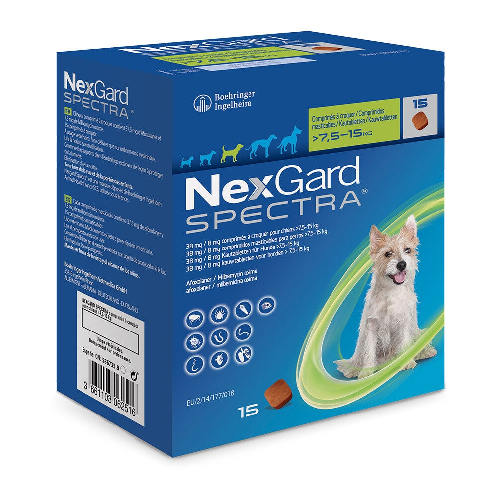 Nexgard Spectra 7,5-15kg 1 tablet