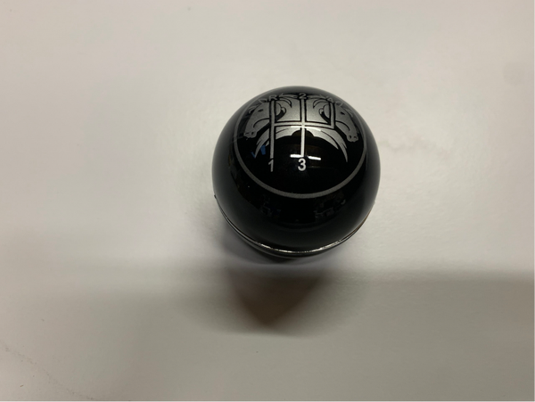 boule de vitesse avec bague chromée dessin chevaux STOCK NEUF