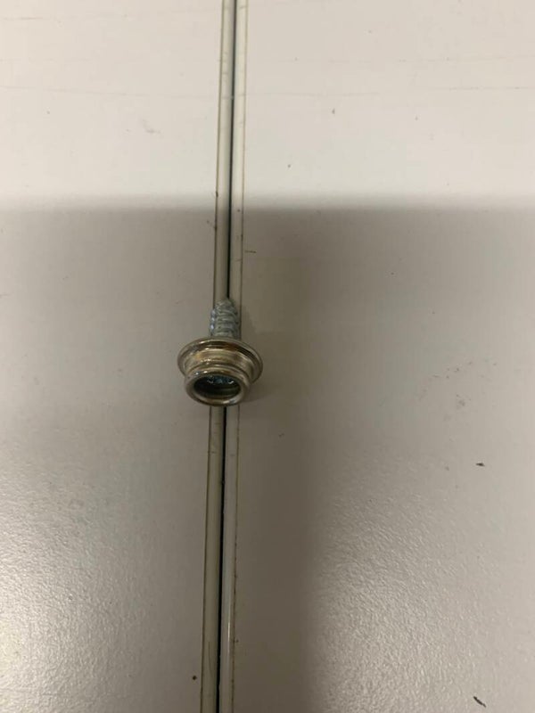 Bouton pression + vis fixation capote 2cv