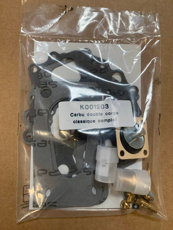 Nécessaire carburateur double corps complet
