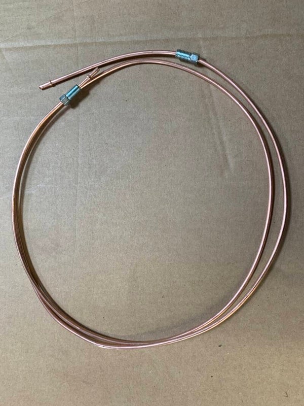 Tuyau de frein avant m8x125 maitre cylindre/etrier ou répartiteur sur boite