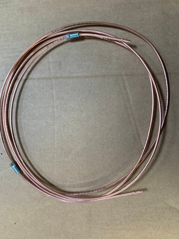 Tuyau de frein M 8x125 maitre cylindre / répartiteur arrière