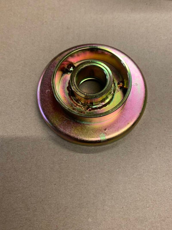 Embout pot de suspension acier 110mm à souder STOCK NEUF