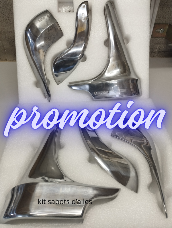kit 6 pièces sabot d'ailes 2 CV  STOCK NEUF REAPPRO FIN SEPTEMBRE
