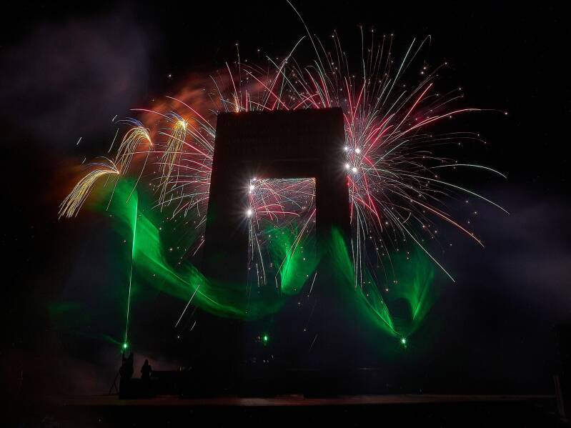 Vuurwerk De Panne Leopold