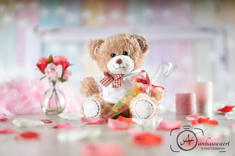 Valentijn teddybeer