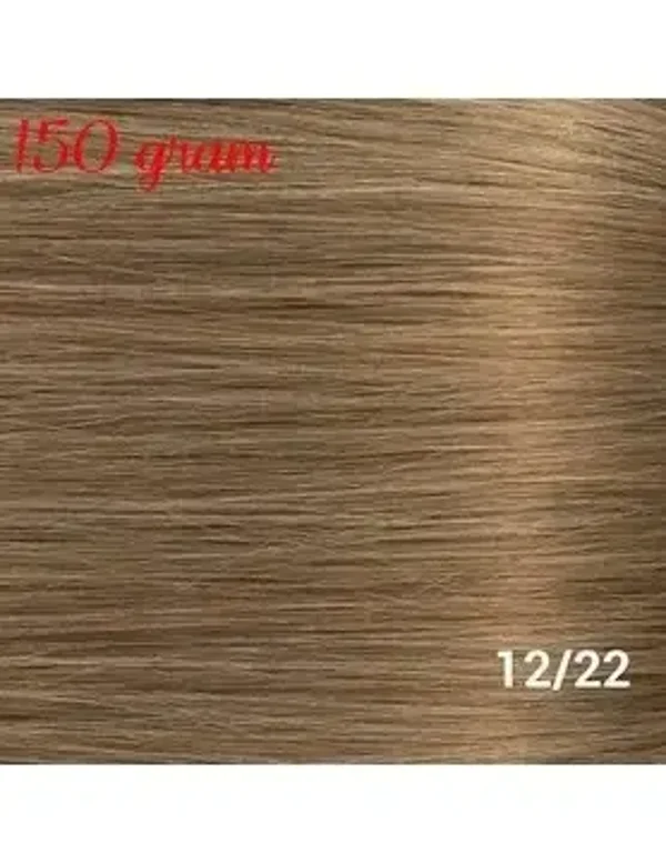 RedFox Clip-in Extensions 45cm - Extra Volume - 150 gram #12/22 Ash Blonde/ Hollywood Blonde