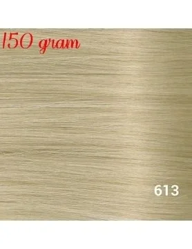 RedFox Clip-in Extensions 45cm - Extra Volume - 150 gram #613 Light Blonde