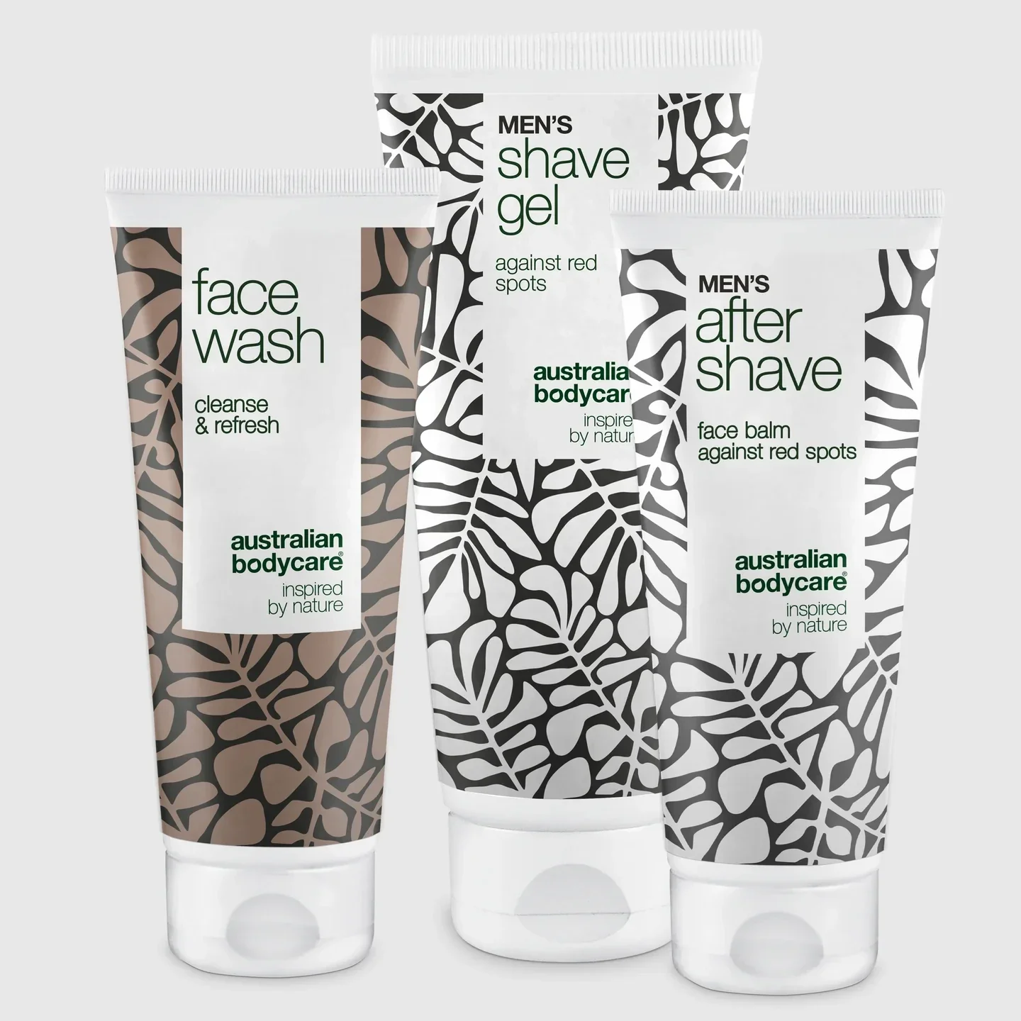 Pakket met 3 producten voor rode scheerbultjes in het gezicht Scheren zonder bultjes, scheerbrand en ingegroeide haren