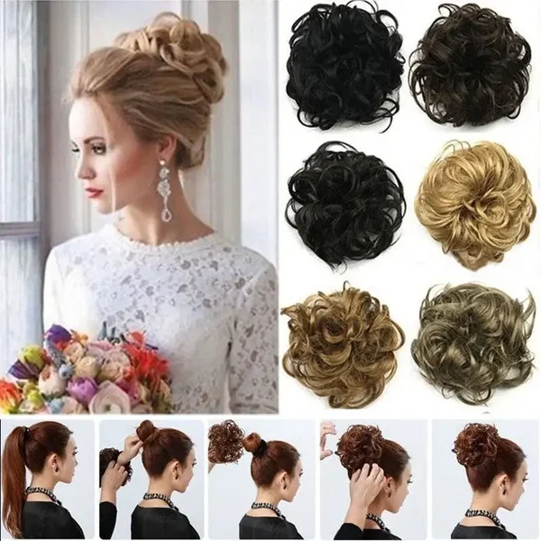 Messy Bun Scrunchie Synthetische Haarproducten
