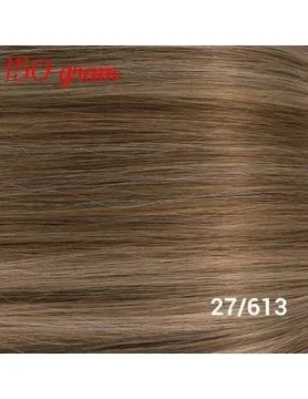 RedFox Clip-in Extensions 45cm - Extra Volume - 150 gram #27/613 Dark Blonde/Light Blonde