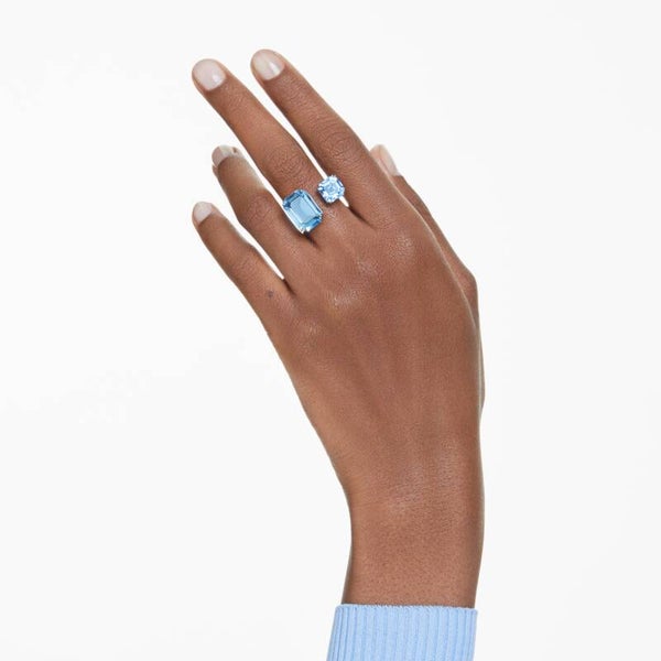 SWAROVSKI Millenia Open Ring Aqua Blue