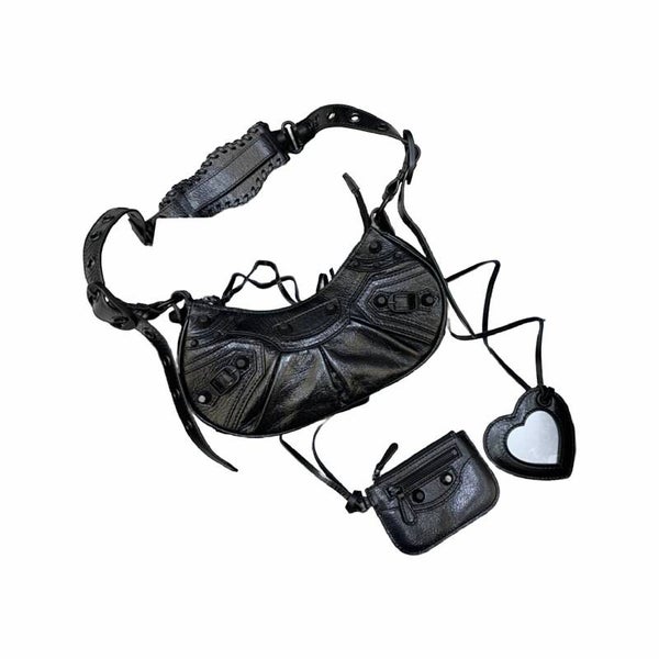 BALENCIAGA Le Cagole XS Shoulder Bag Black