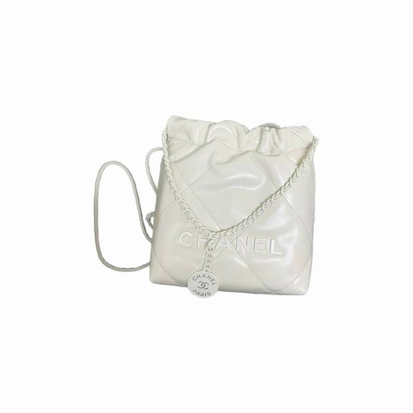 CHANEL 22 Mini Handbag Blanc