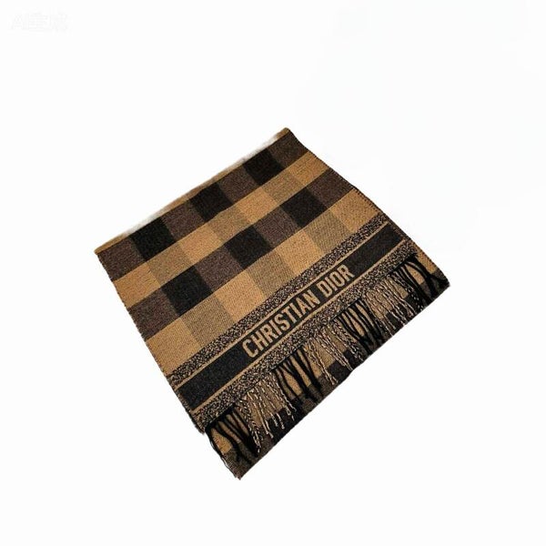 DIOR Check'N'Dior Scarf Brun