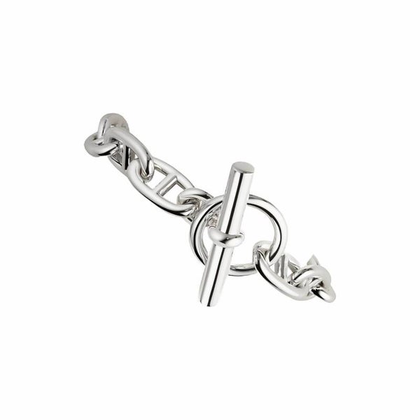 HERMÈS Chaîne D'Ancre Bracelet Argent