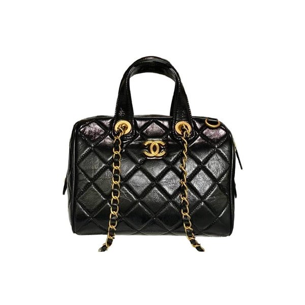 CHANEL Small Bowling Bag Black