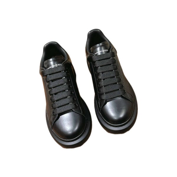 ALEXANDER MCQUEEN Oversized Sneaker All Black Crocodile