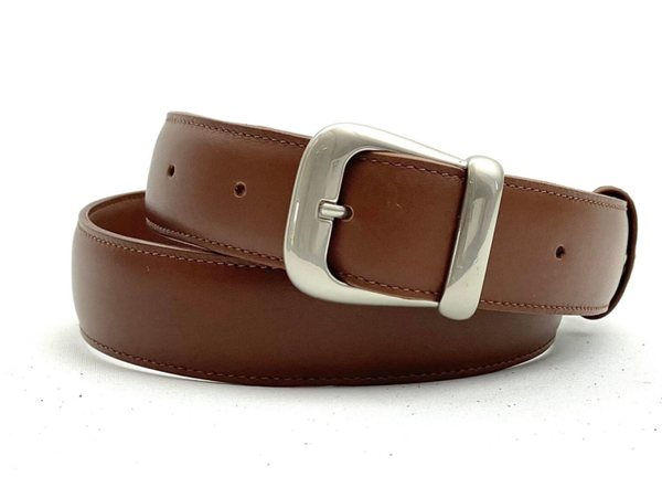 Stijlvolle riem heren, middenbruin