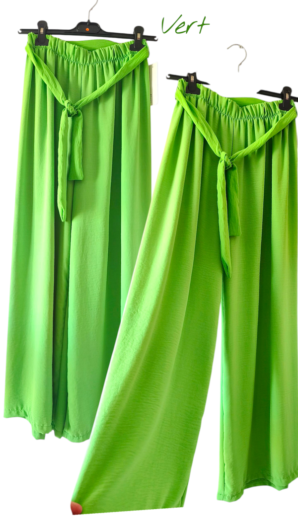 Pantalons fluide Vert