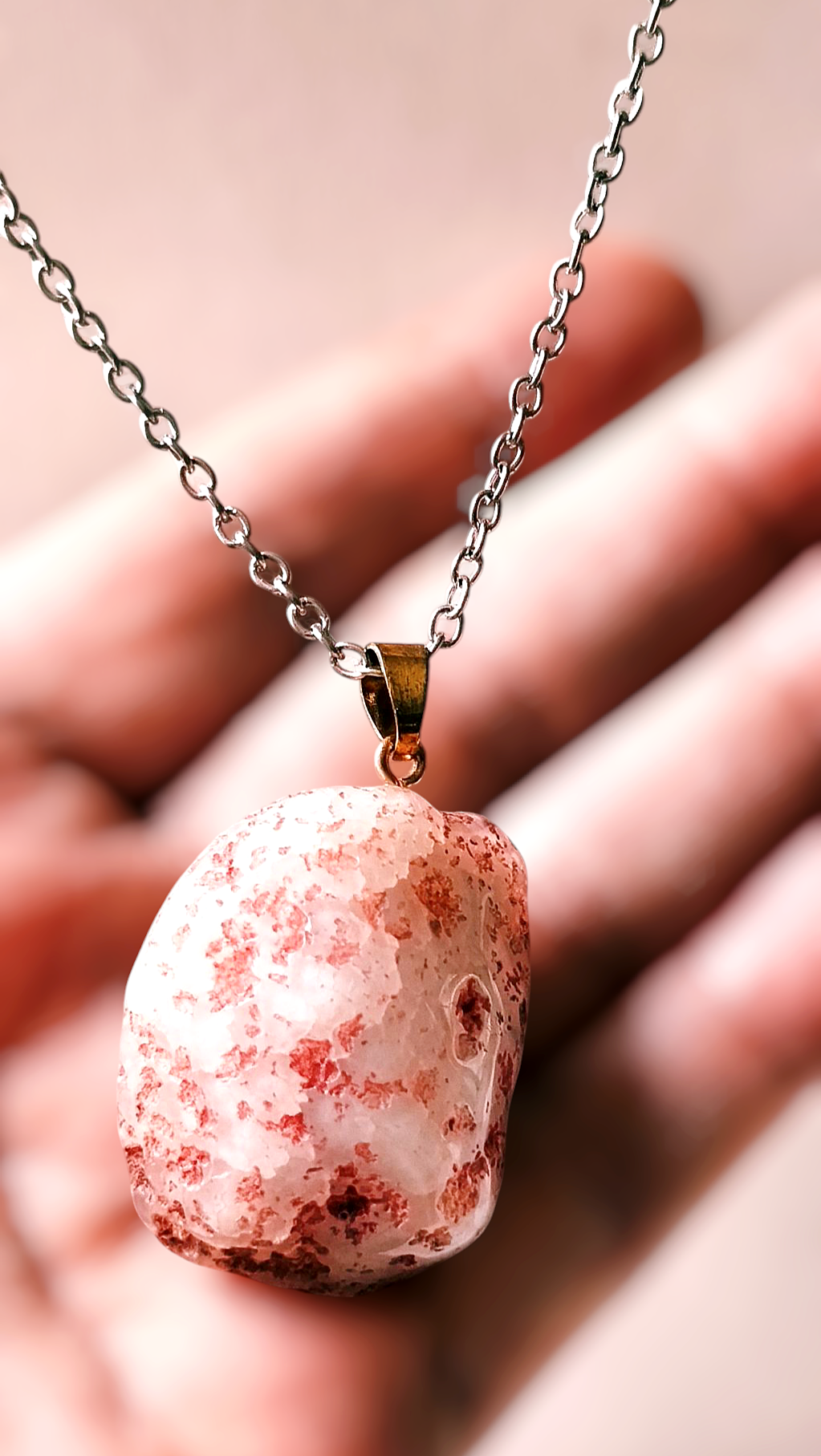 Pierre Naturelle QUARTZ Fraise