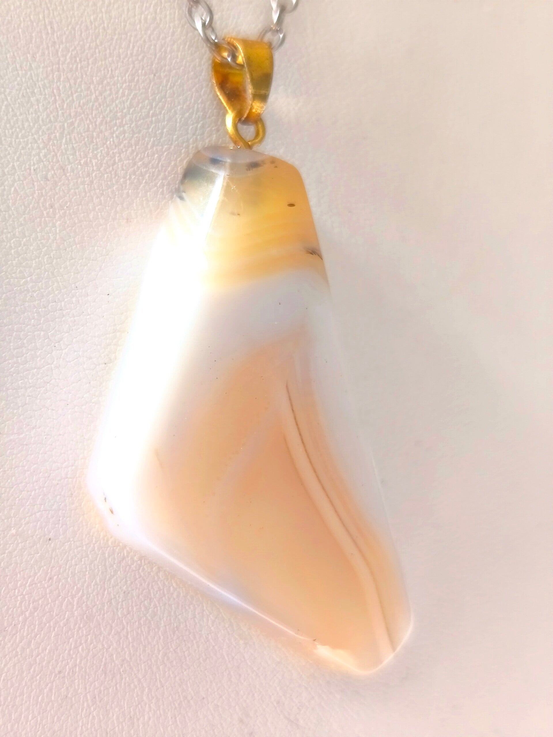 Agate Blanche et Miel