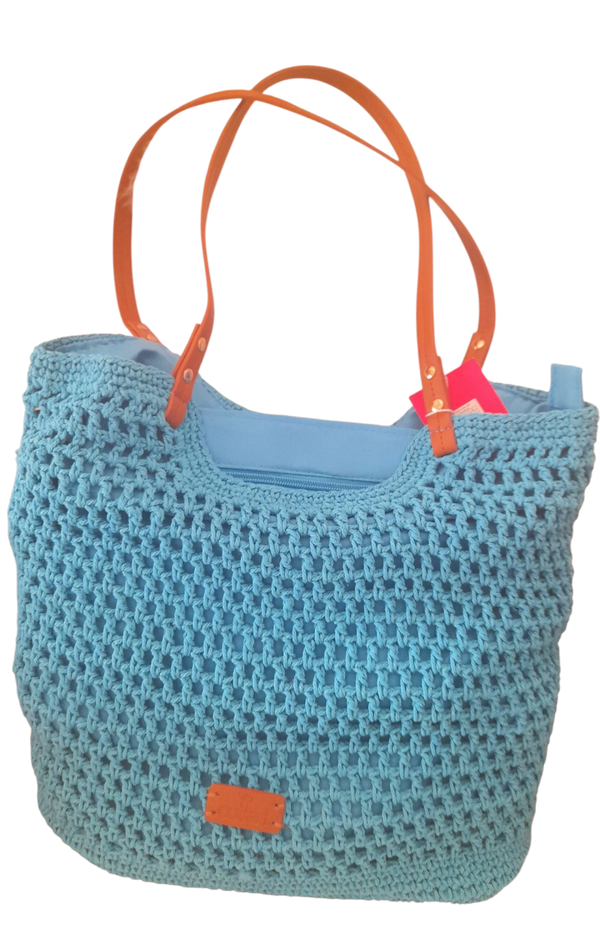 Sac tissé Turquoise