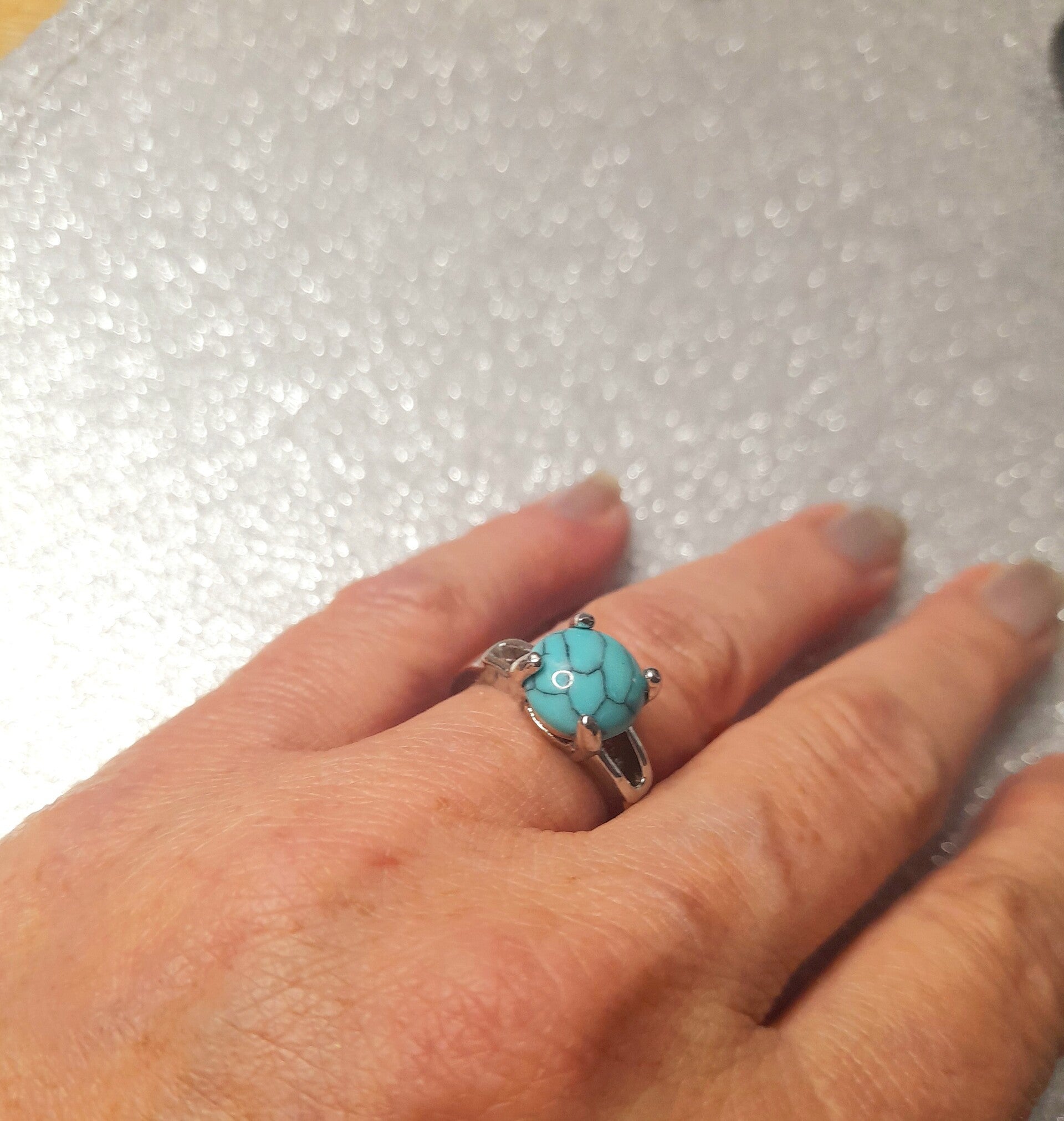 Bague en Turquoise taille 54/14