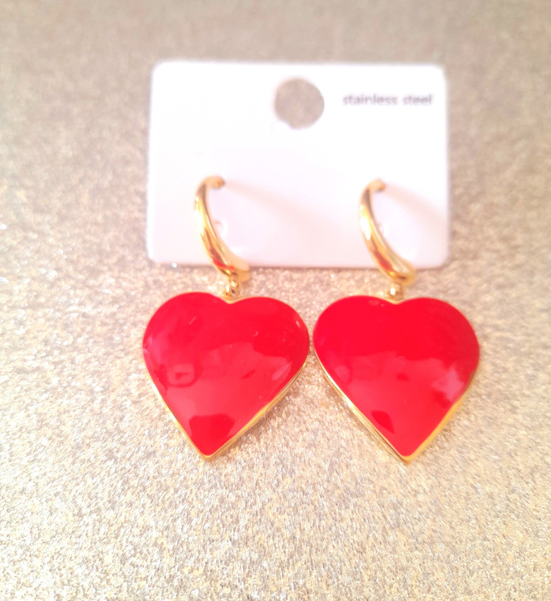 Boucles Cœur Rouge