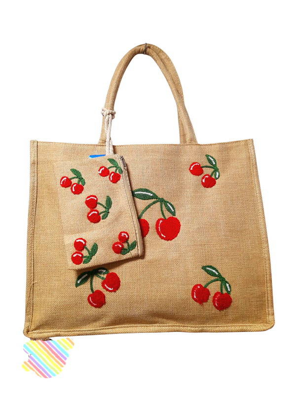Sac de plage Cerises