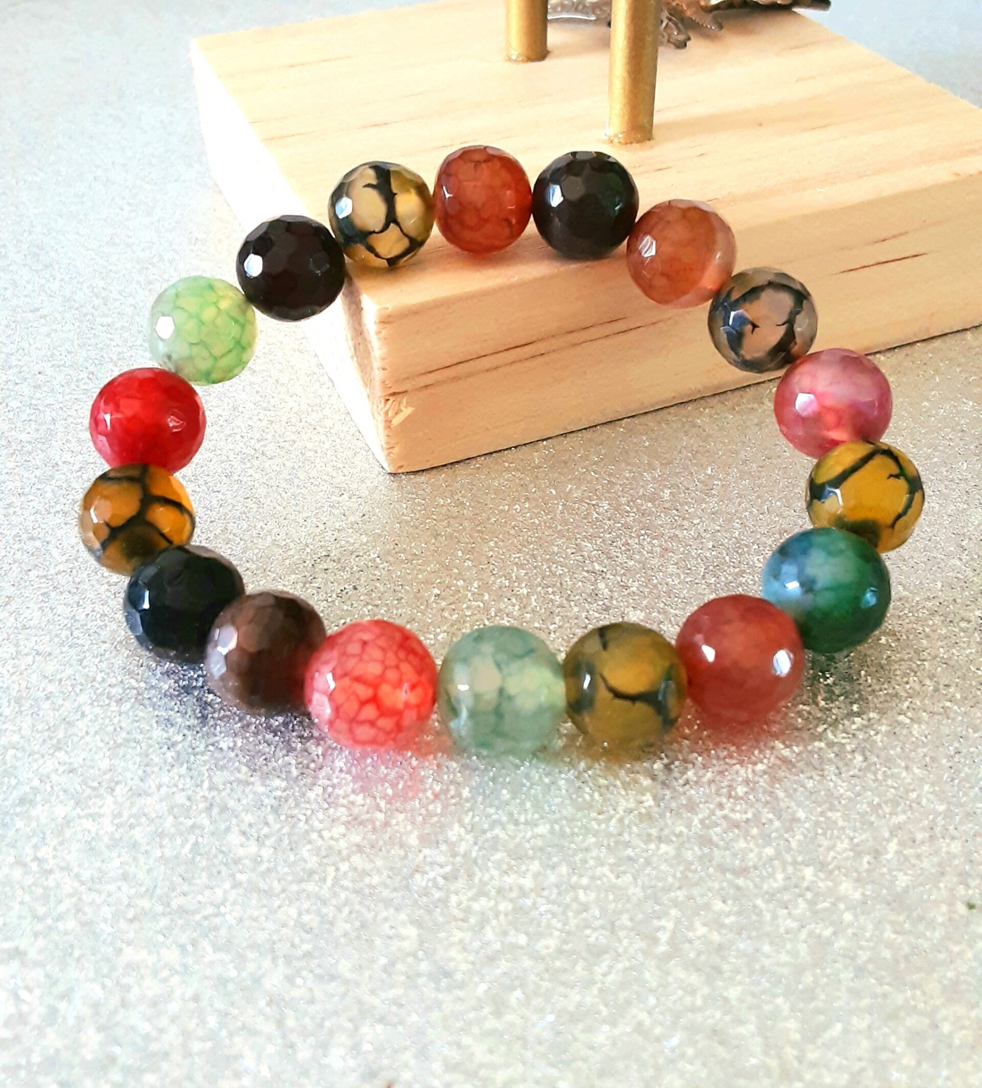 Agate Craquelée Dragon Veine