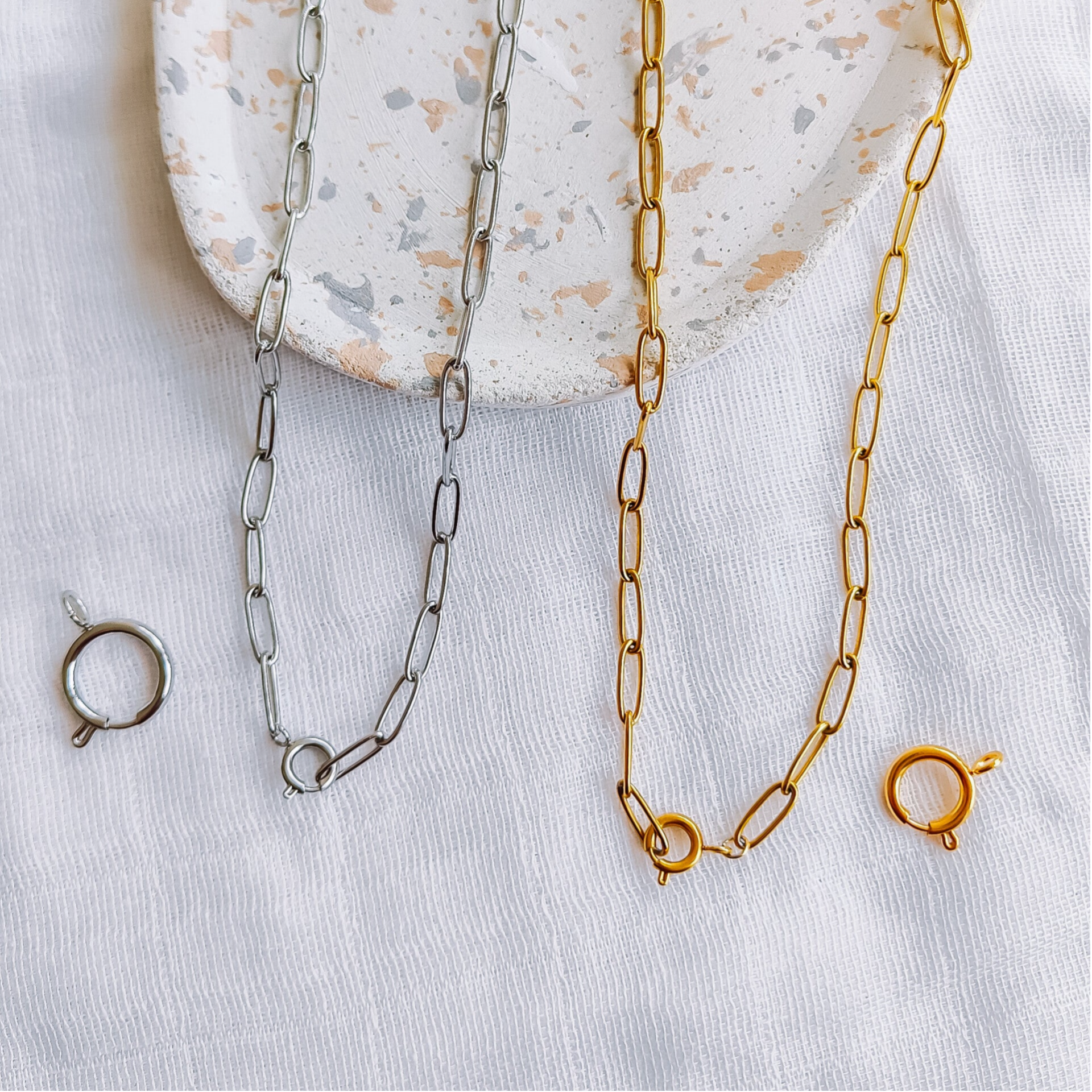 M&M - grove ketting verwisselbaar slotje