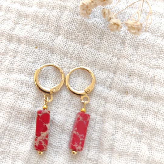 Edelsteen - Red & Beige