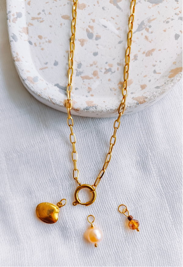 M&M - middelgrove ketting verwisselbaar slotje