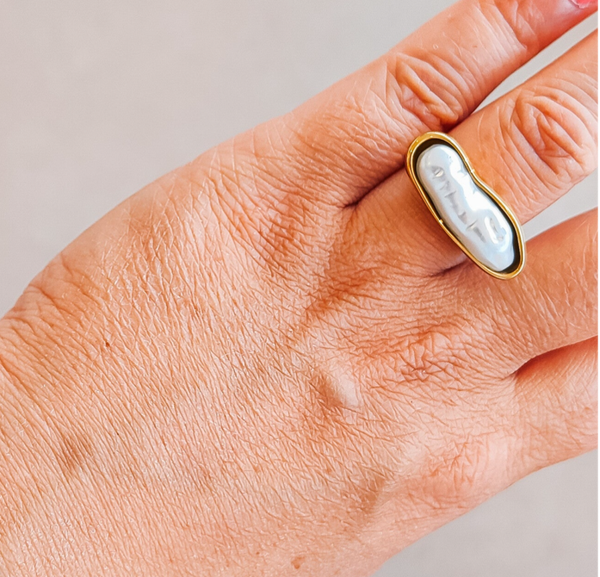 Ring - parelmoer