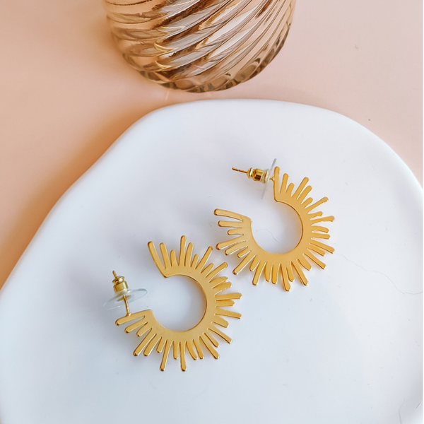 Georgeous Gold - Ear - Hoops