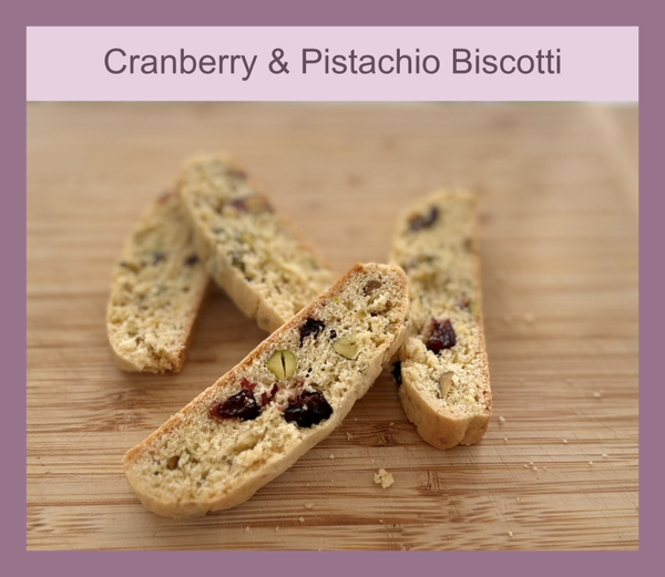 Biscotti - Cranberry and Pistachio