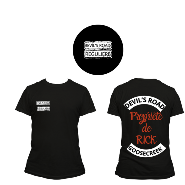 Je rajoute le T-Shirt régulière ( Merci de préciser le nom du biker et la taille en commentaire)