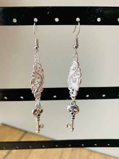 Boucles d'oreille pendante
