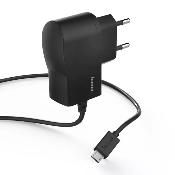 Hama Ladegerät, Micro-USB, 1 A/5W, Schwarz (00173670)