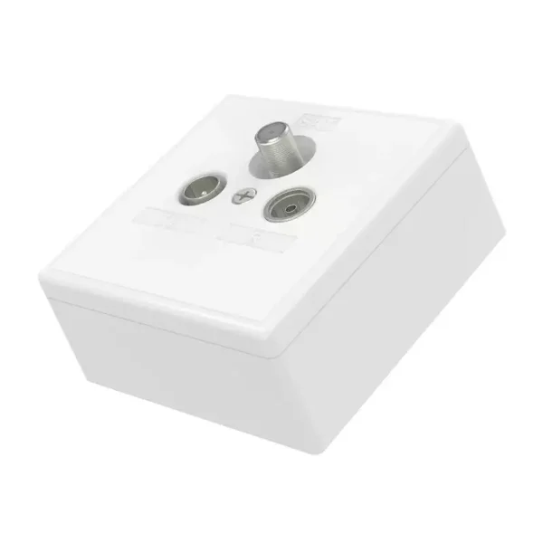 Hama Universelle Antennendose "SKITU", Enddose 0 dB,  (00182219)