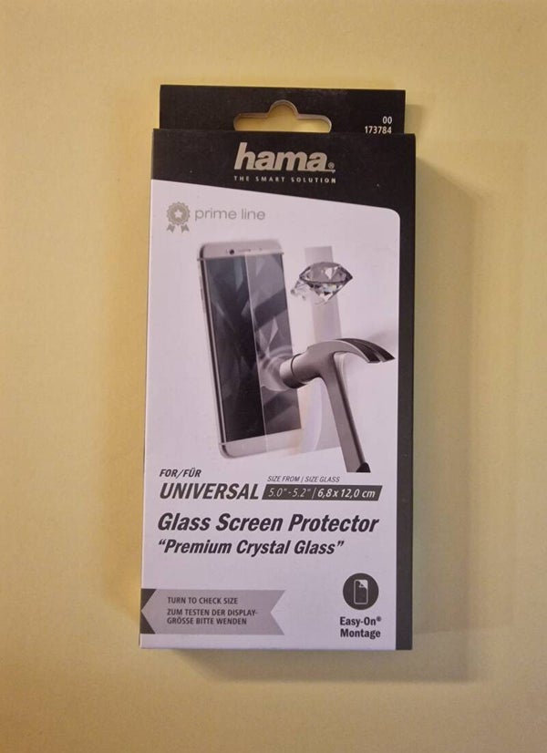 Hama Echtglas-Displayschutz Display 5''-5,2,  (00173784)