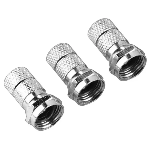 HAMA F-Stecker, 6,8 mm, schraubbar, 3 Stück (00123388)