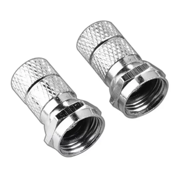 HAMA F-Stecker, 6,8 mm, schraubbar, 2 Stück (00122462)