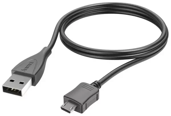 Hama Lade-/Datenkabel Micro-USB 1m (Schwarz) (00173891)