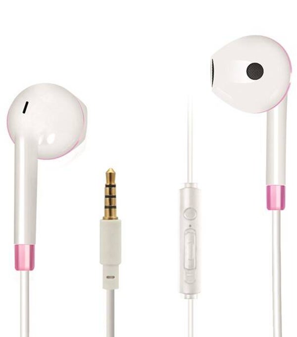 2GO - In-Ear Stereo-Headset , weiß/rose (795965)